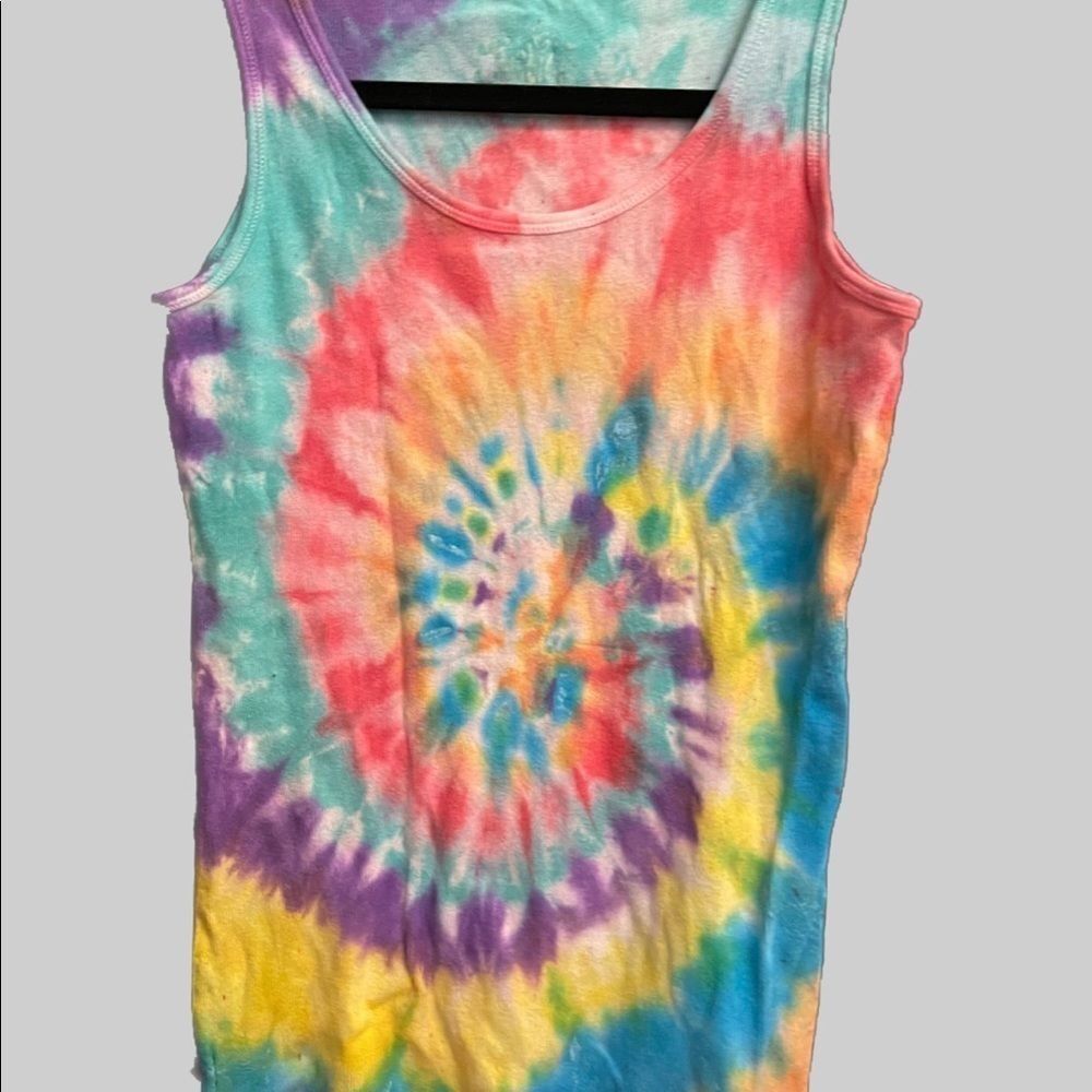 Hand Tie Dye Justice Tank Top​